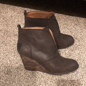 Lucky Brand Wedge Booties